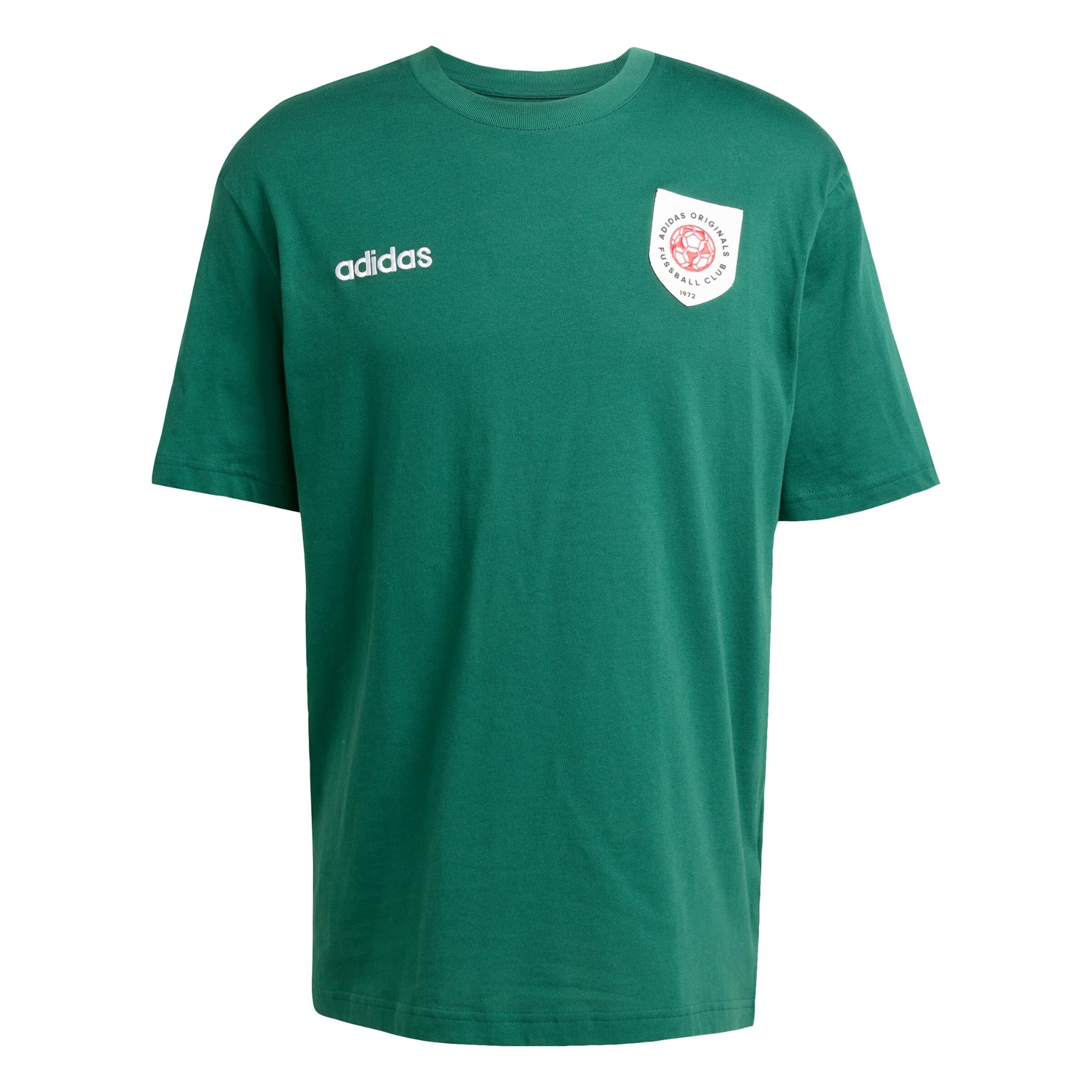 ADIDAS ORIGINALS - Camiseta 'Badge Graphic' en verde: frente