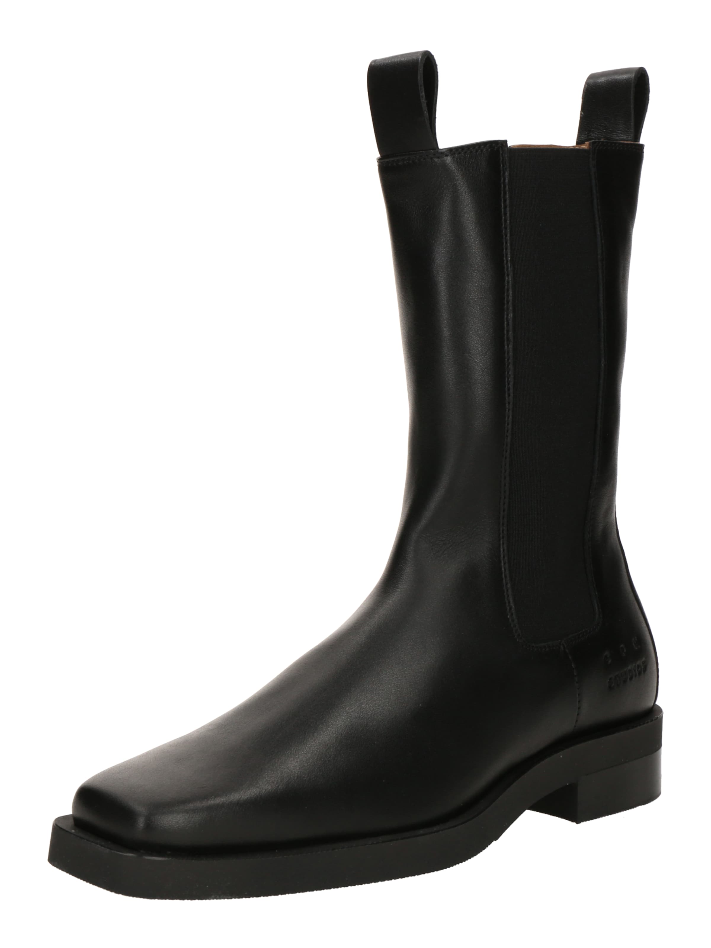 Copenhagen Studios Chelsea boots '747' i svart: framsida