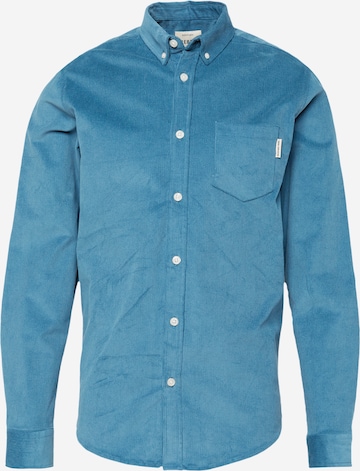 Redefined Rebel Button Up Shirt 'Park' in Blue: front