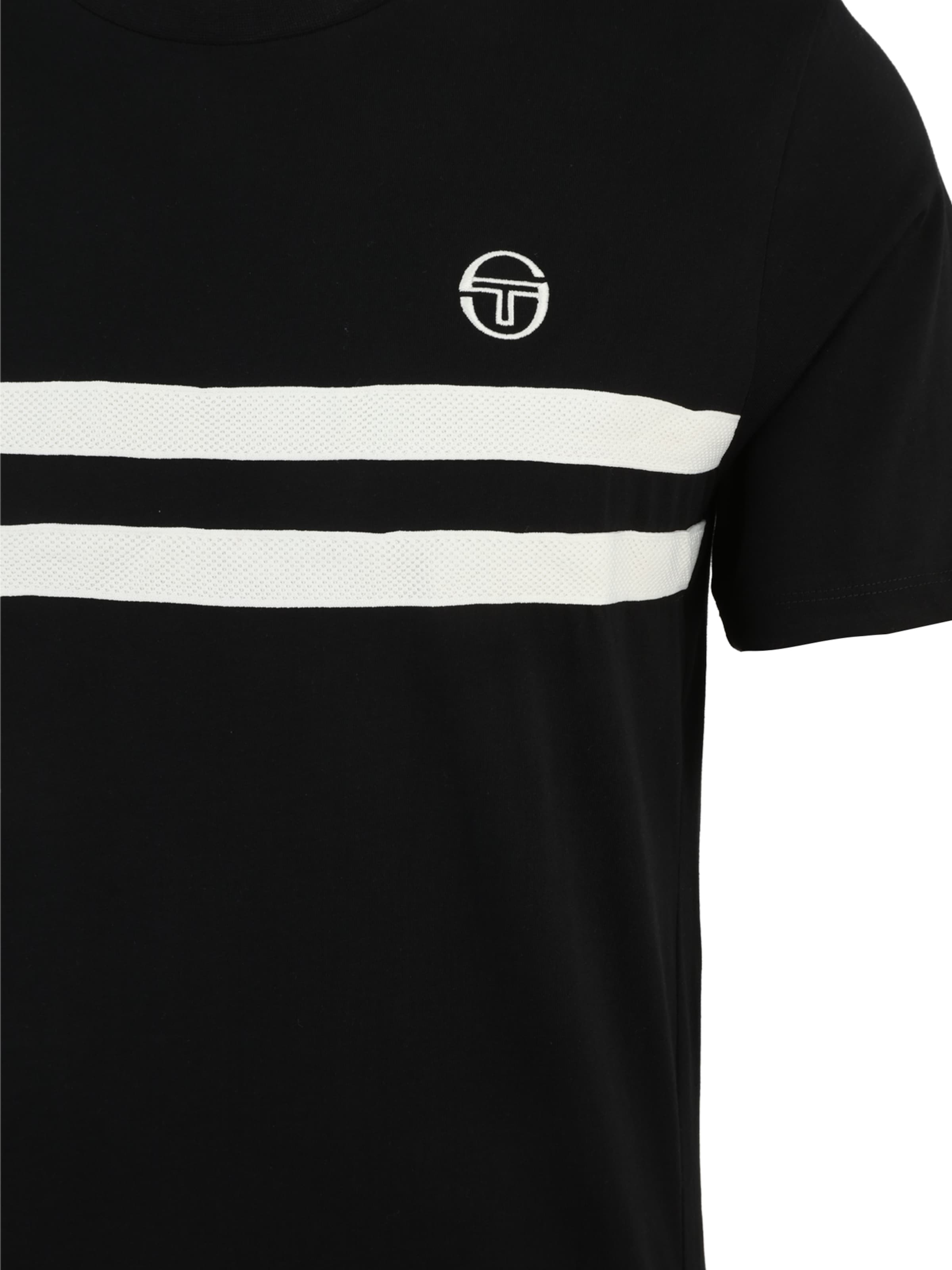 T-Shirt 'Egeo Co' Sergio Tacchini en noir
