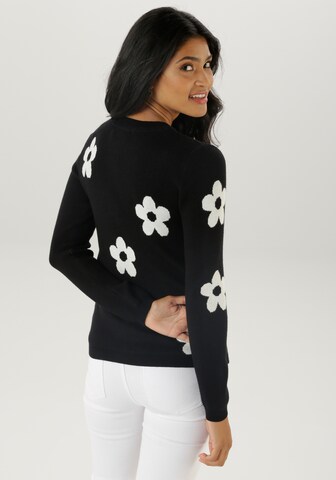 Aniston SELECTED Pullover in Schwarz