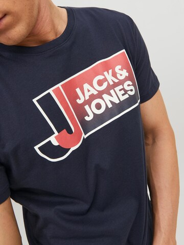 JACK & JONES T-Shirt 'Logan' in Blau