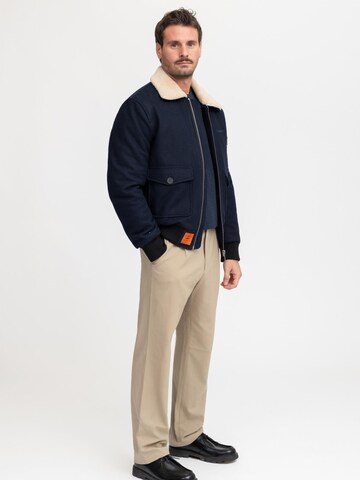 Bombers Winterjas 'AVIATOR MEN' in Blauw