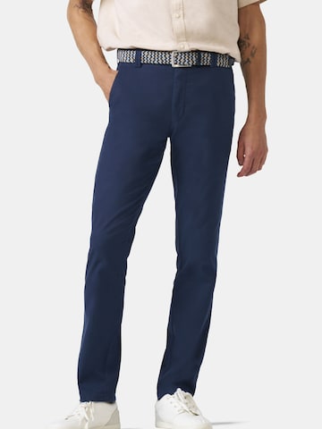 MEYER Regular Chinohose 'BONN' in Blau: Vorderseite