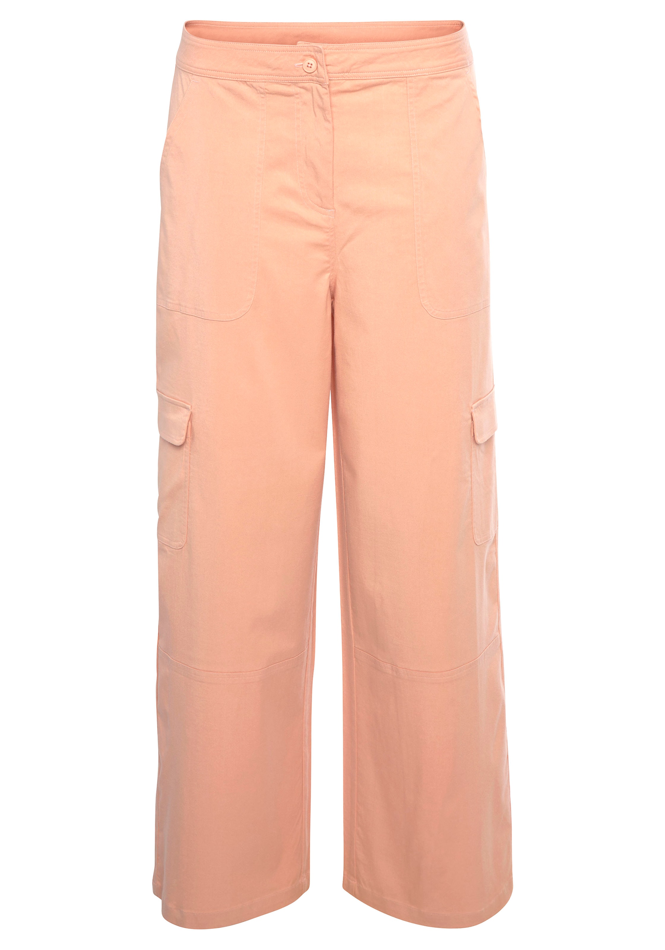 BUFFALO Wide leg Cargo Pants in Orange: front
