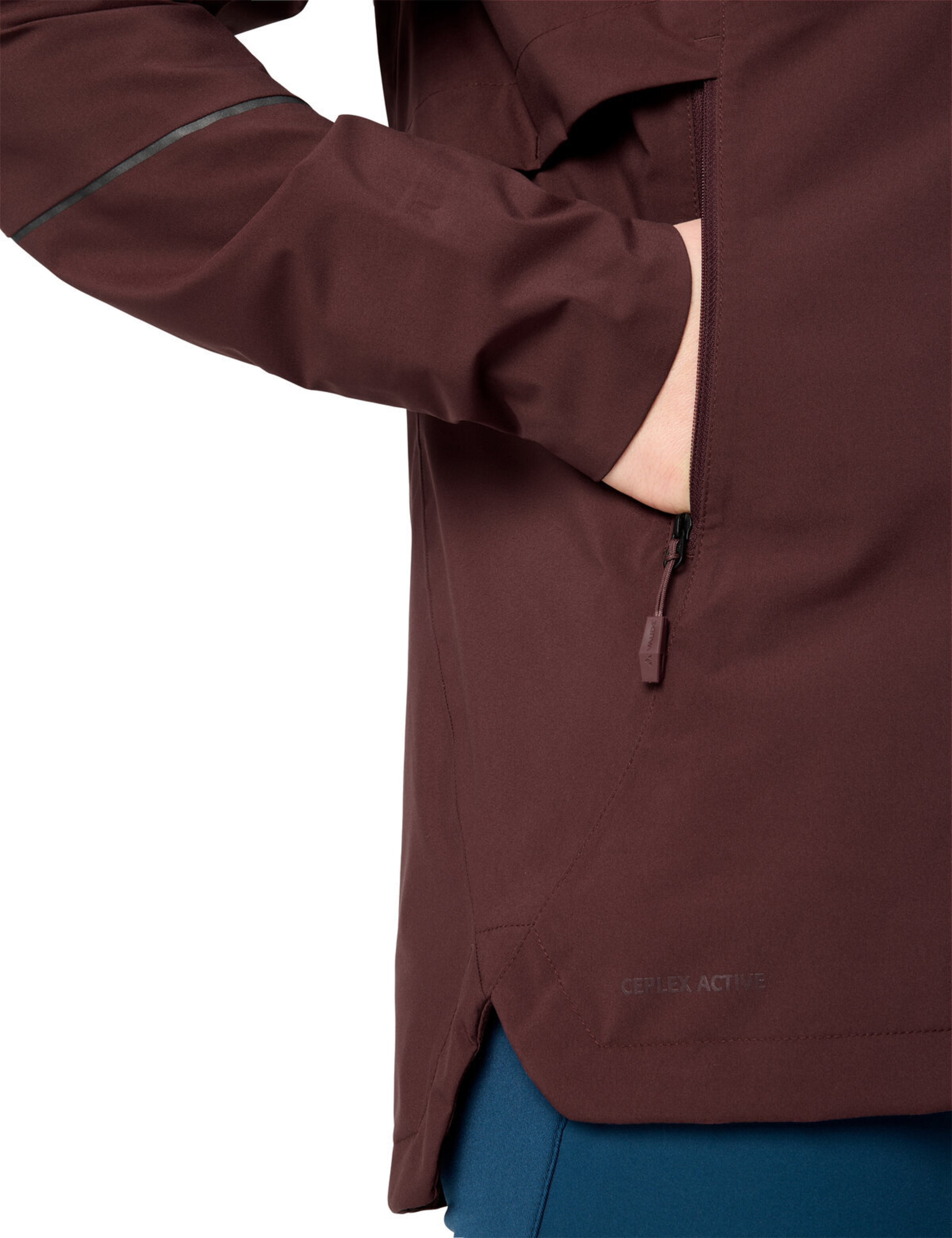 VAUDE Sports jacket 'Yaras II' in Brown