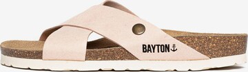 Bayton Pantoletter 'Elche' i beige: forside