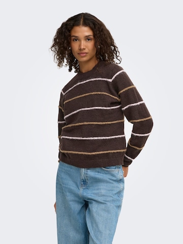 Pull-over 'JDYSigrid' JDY en marron : devant