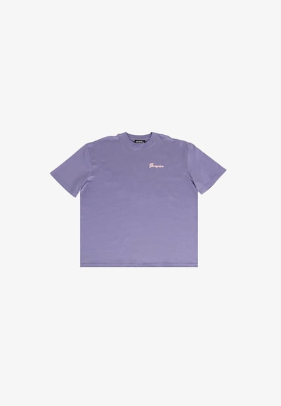 Dropsize T-Shirt 'Dream And Grind' en violet / rose, Vue avec produit