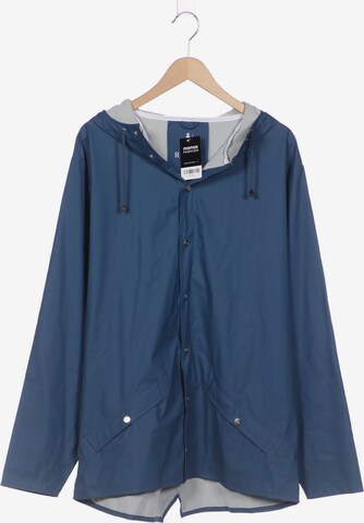 RAINS Jacket & Coat in L in Blue: front