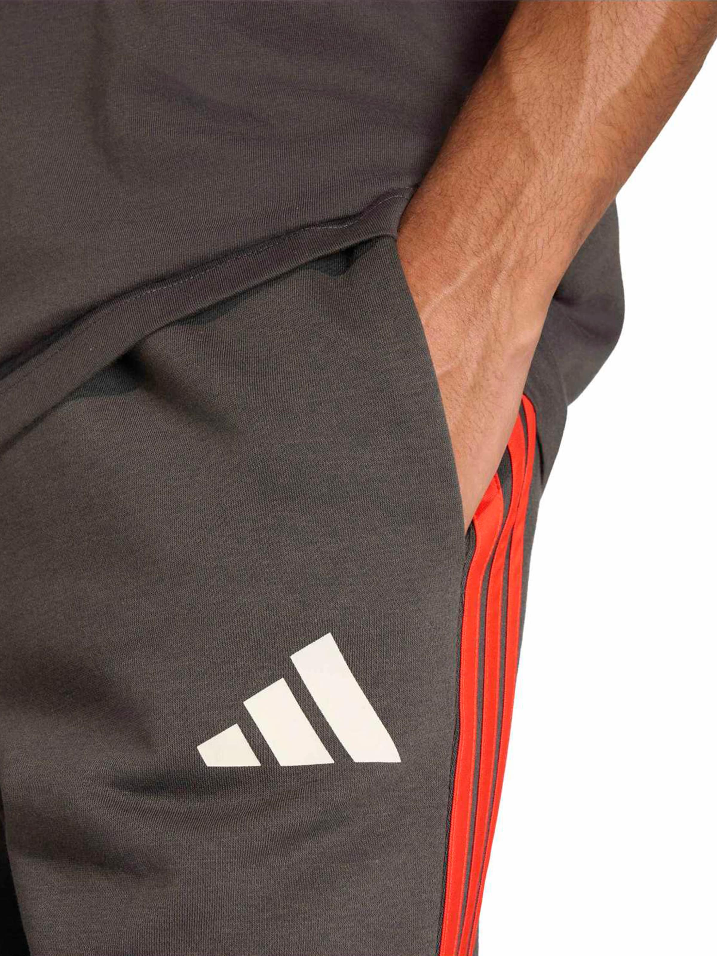 ADIDAS SPORTSWEAR Loosefit Sportnadrágok 'AU DNA' - fekete