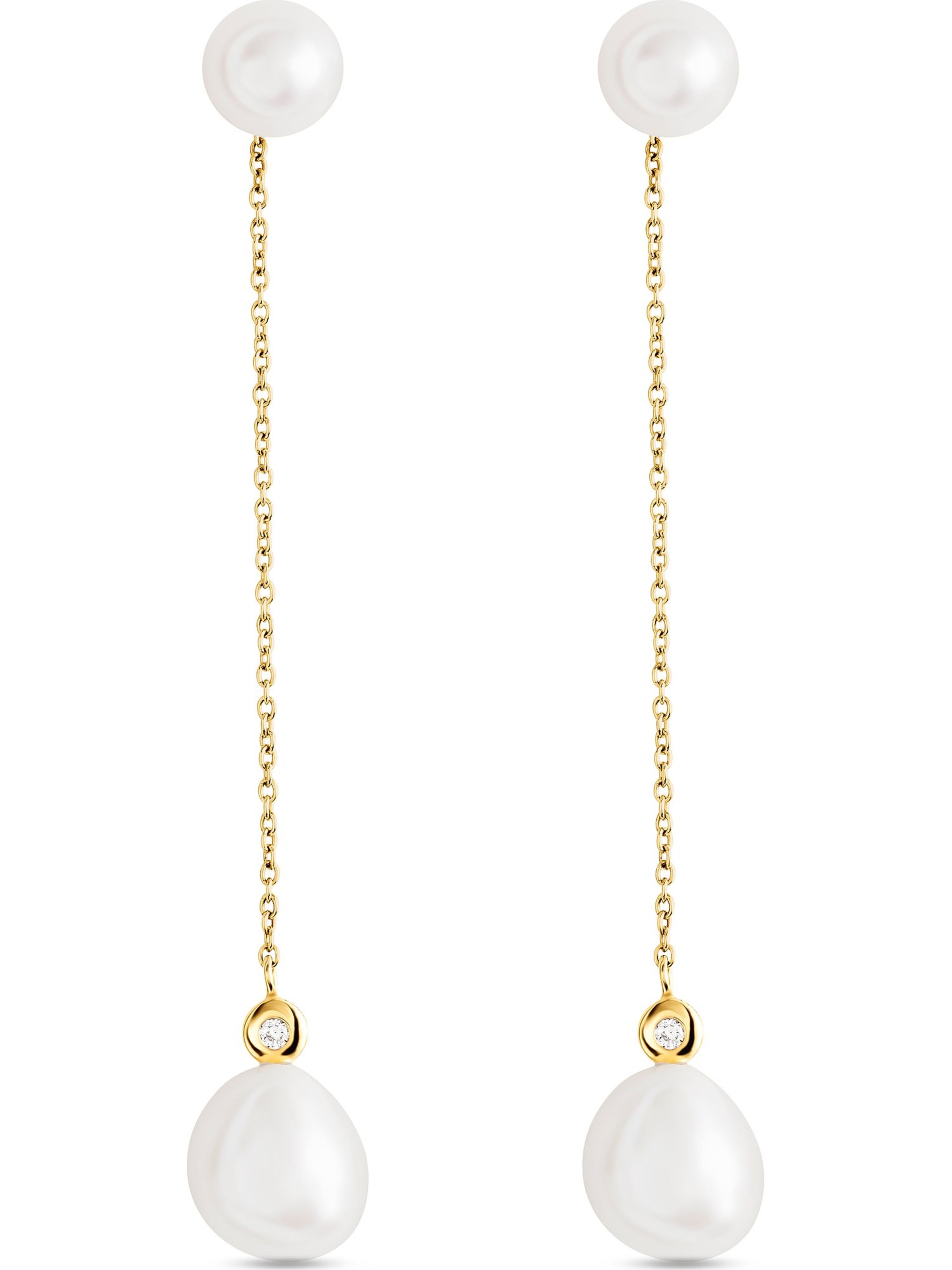 YAMŌKO Ohrringe in Gold: Vorderseite