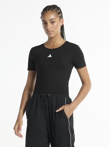 T-shirt fonctionnel 'Lifewear' A-Game en noir : devant