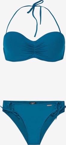 PROTEST Bandeau Bikini 'PRTGemini' in Blau: Vorderseite