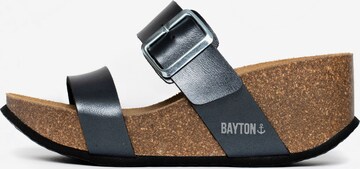 Bayton Pantolette 'Newcastle' in Schwarz: predná strana