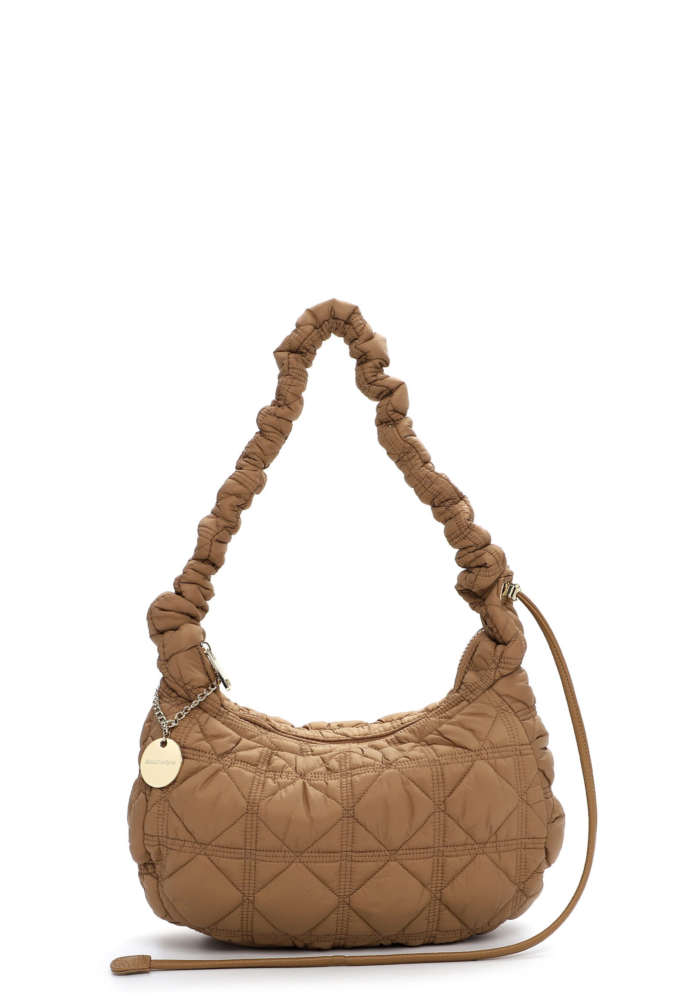 Emily & Noah Skuldertaske 'Hale' i beige: forside