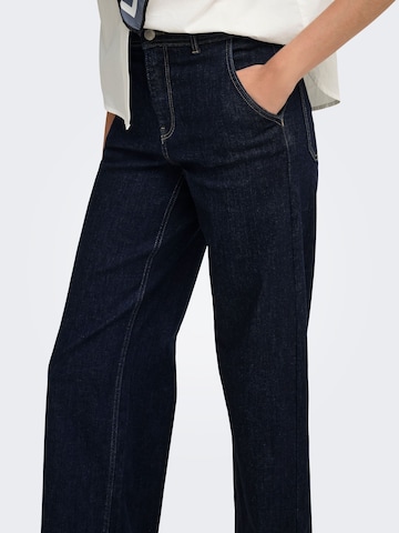 Wide leg Jeans 'ONLMadison' di ONLY in blu