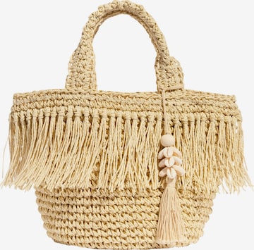 Lipsy Plážová taška – béžová: přední strana