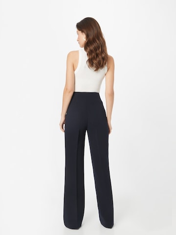 Club Monaco Flared Pleated Pants in Black