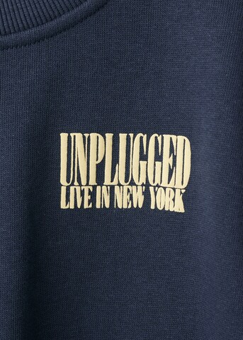 MANGO KIDS Sweatshirt 'Nirvana' in Blue