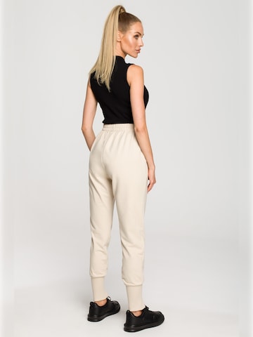 made of emotion Slimfit Hose in Beige