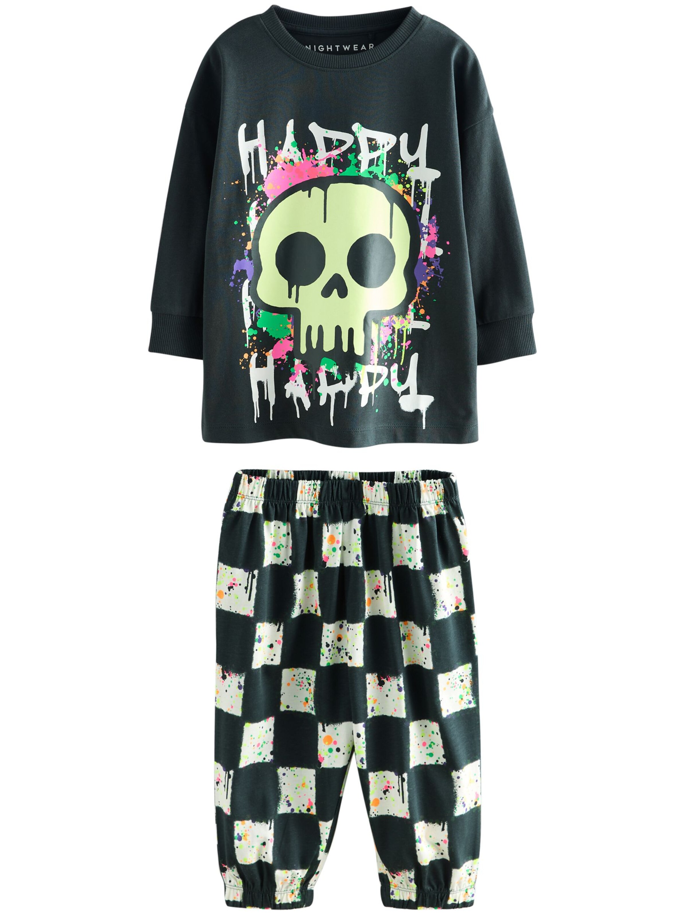 Pigiama di Next in verde: frontale