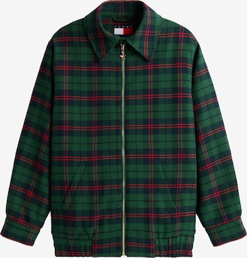 žalia Tommy Jeans Demisezoninė striukė: priekis