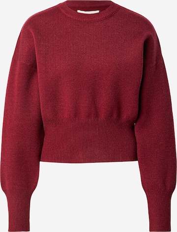 TOPSHOP Пуловер 'BELLE' в червено: отпред
