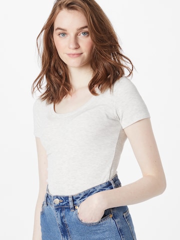 American Eagle Shirt Bodysuit 'Heather' in Grey: front