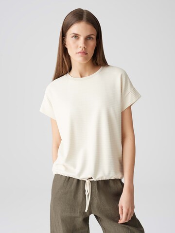 OPUS Shirt 'Solke' in Beige: front