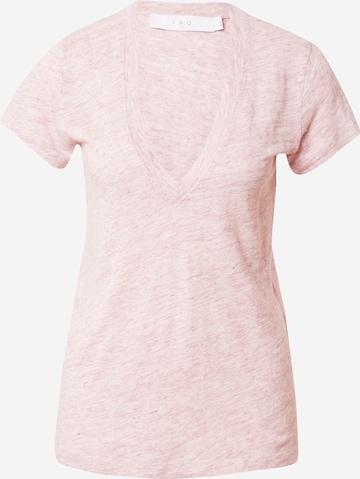 IRO T-shirt i rosa: framsida