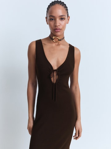 MANGO Dress 'FORAT' in Brown