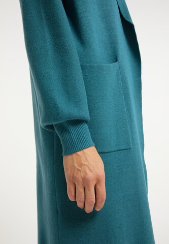 Cappotto in maglia di Usha in blu