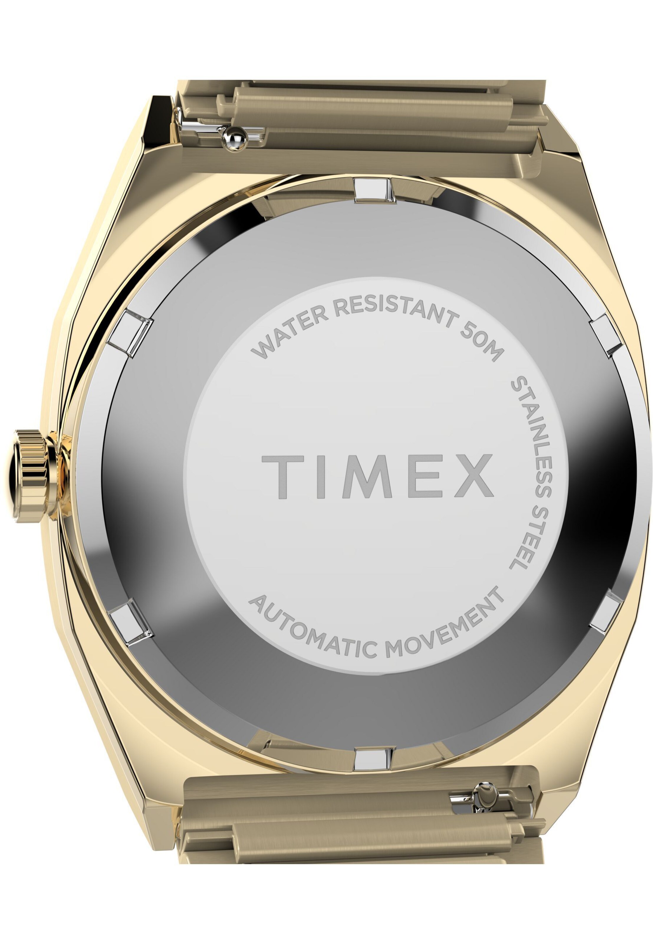TIMEX Analoog horloge 'Automatic 1983 E Line Reissue' in Goud