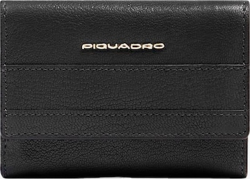 Porte-monnaies Piquadro en noir : devant