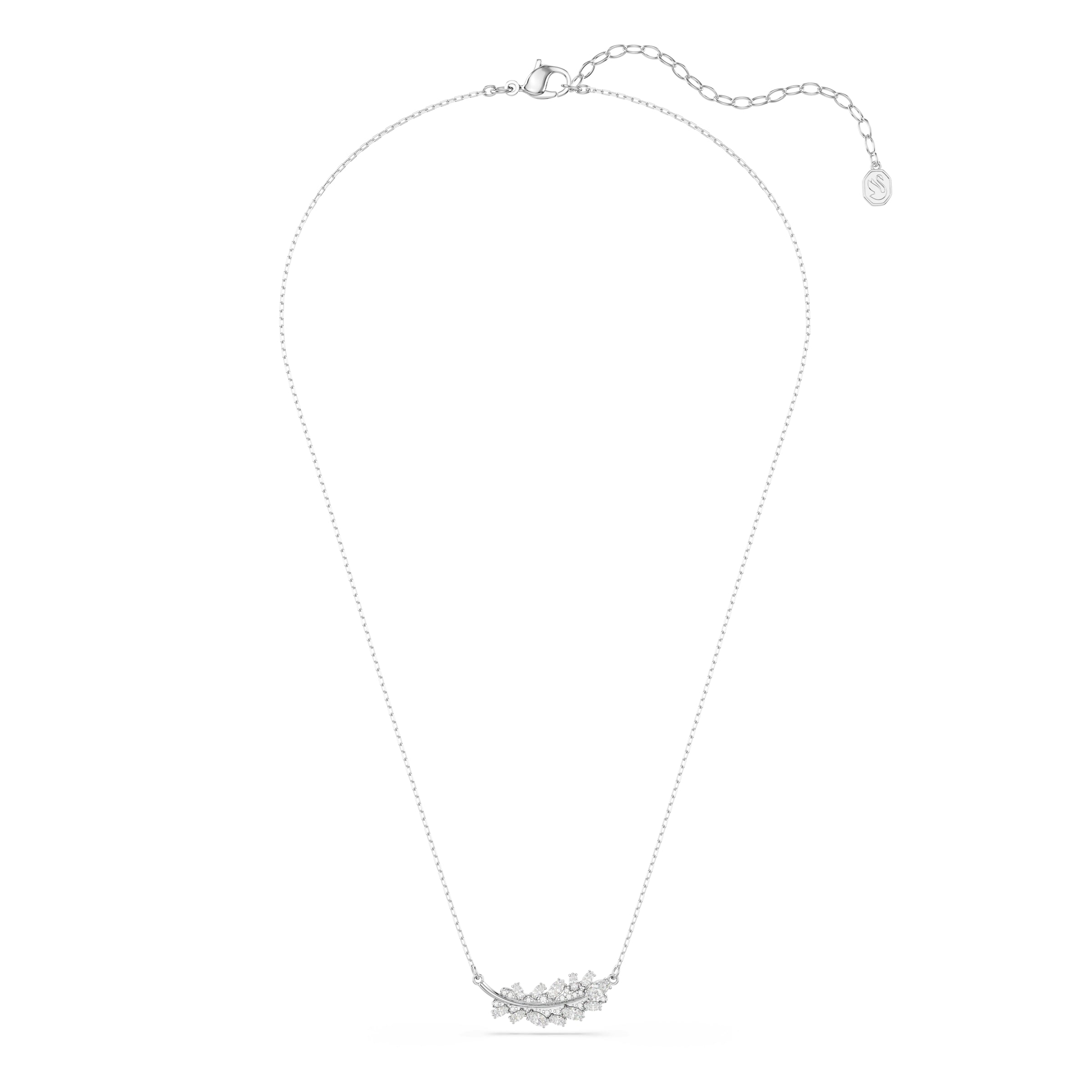 Swarovski Ketju 'VIENNA' värissä valkoinen: etupuoli