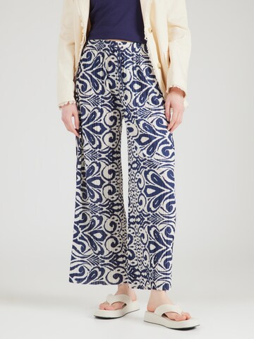 Hailys Wide leg Pants 'Fa44biola' in White: front