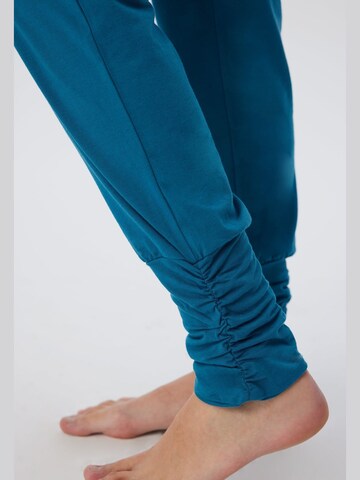 Albero Natur Tapered Pants 'Damen Bio-Baumwoll Yogahose' in Blue