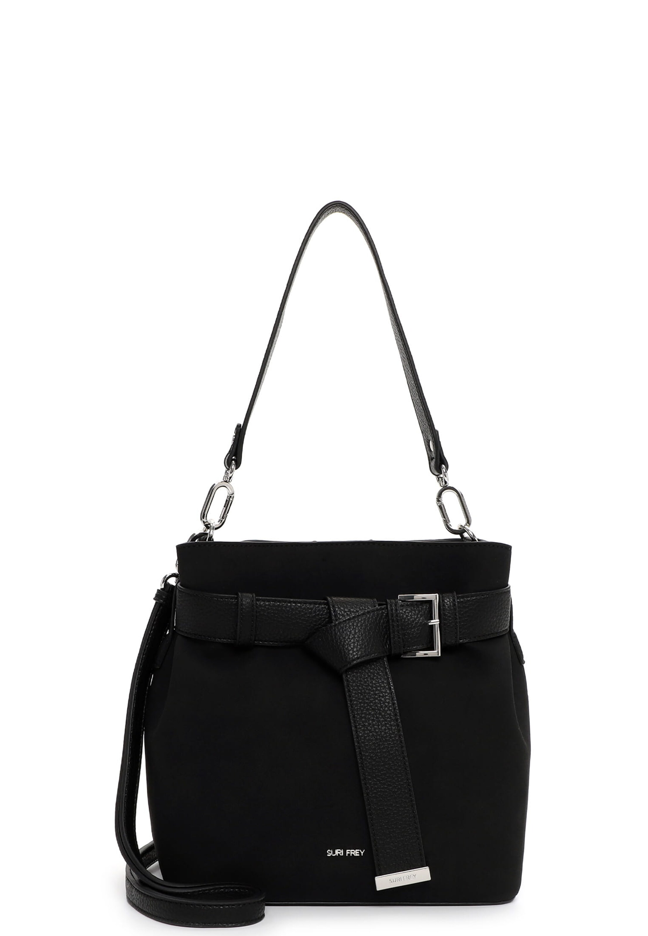 Suri Frey Schultertasche 'Libby' in Schwarz: Vorderseite