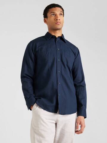 ESPRIT Regular fit Button Up Shirt in Blue: front