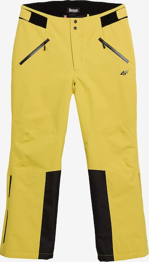 4F Pantalon outdoor en jaune / noir, Vue avec produit