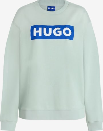 HUGO Sweatshirt 'Classic' in Green: front