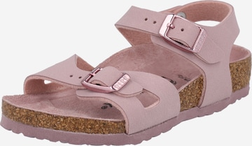 BIRKENSTOCK Sandals & Slippers in Pink: front