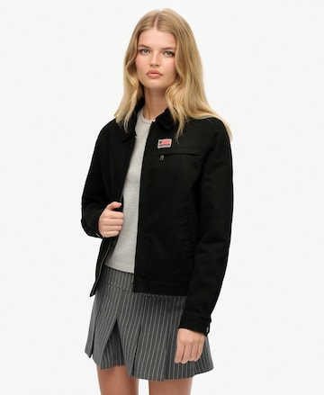 Veste mi-saison Superdry en noir