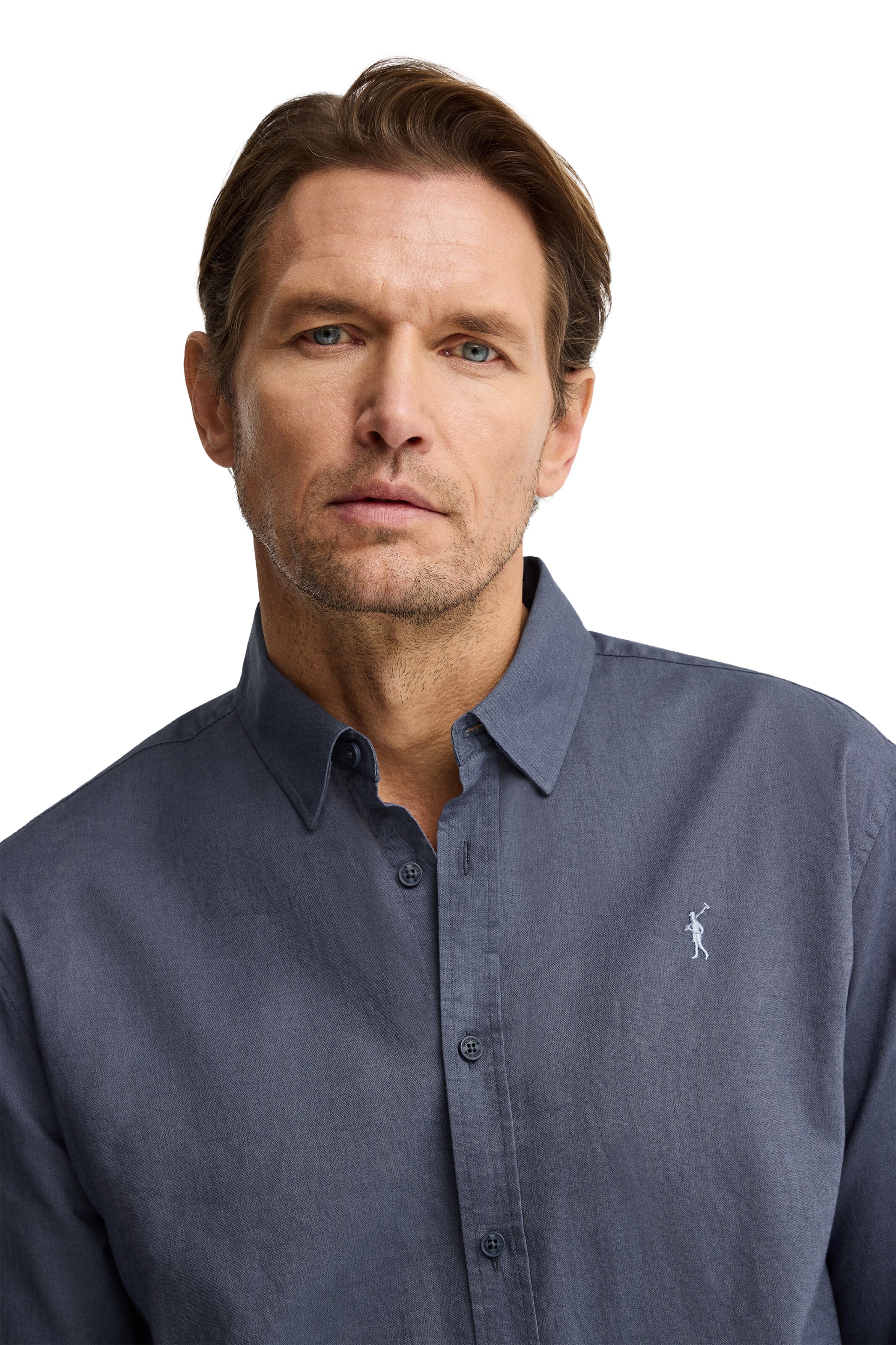 Polo Club Regular fit Button Up Shirt in Blue