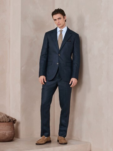 Next Regular Pleated Pants in Blue