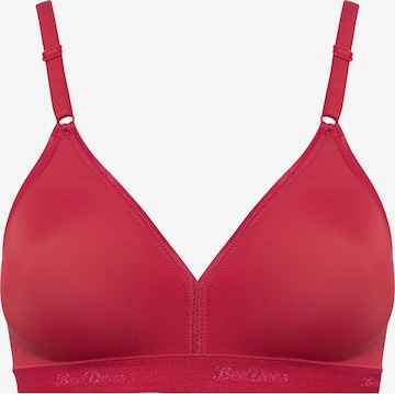 BeeDees Bra 'BH Microfun N' in Red: front
