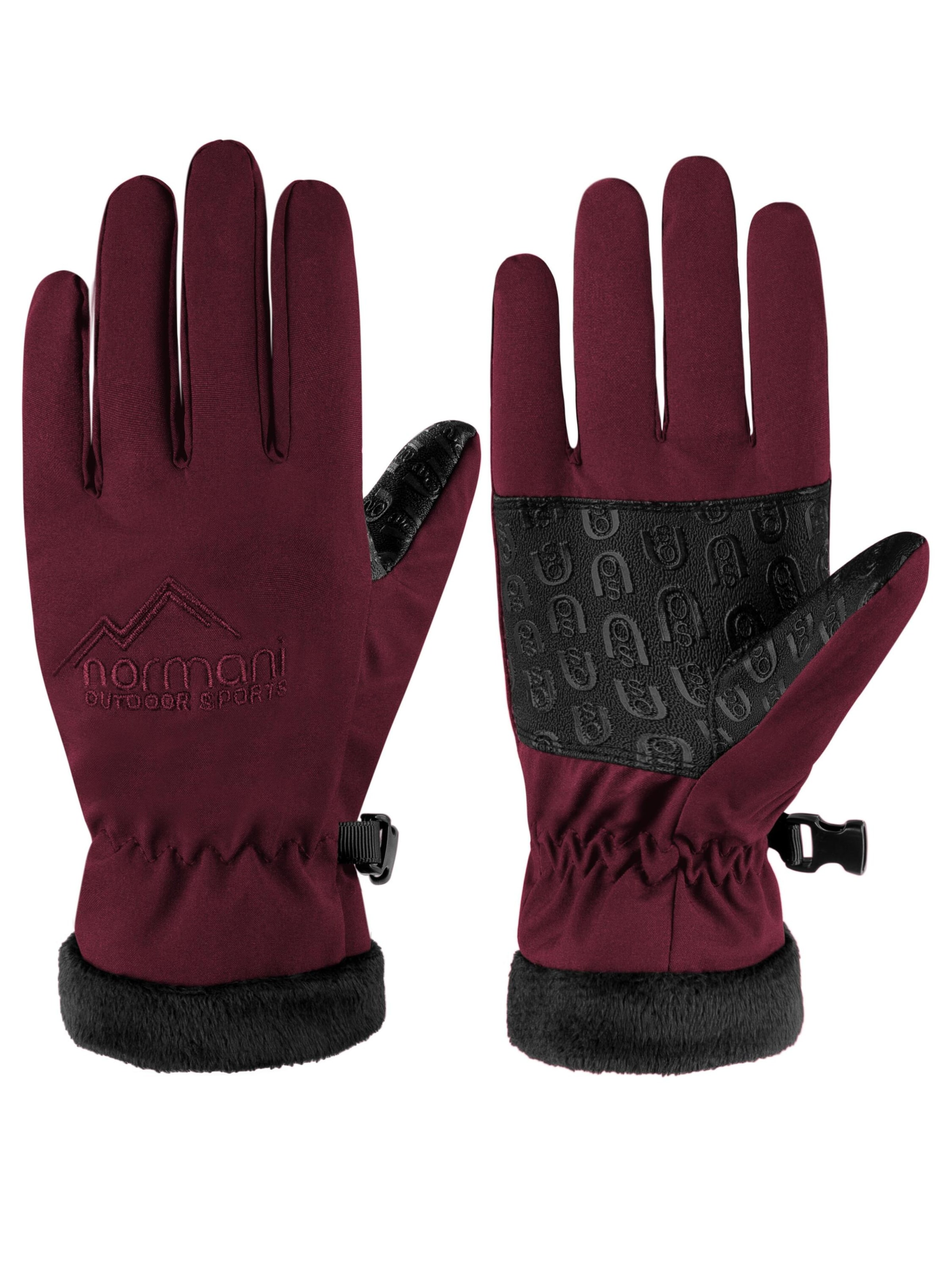 normani Handschoenen 'Tula' in Rood: voorkant