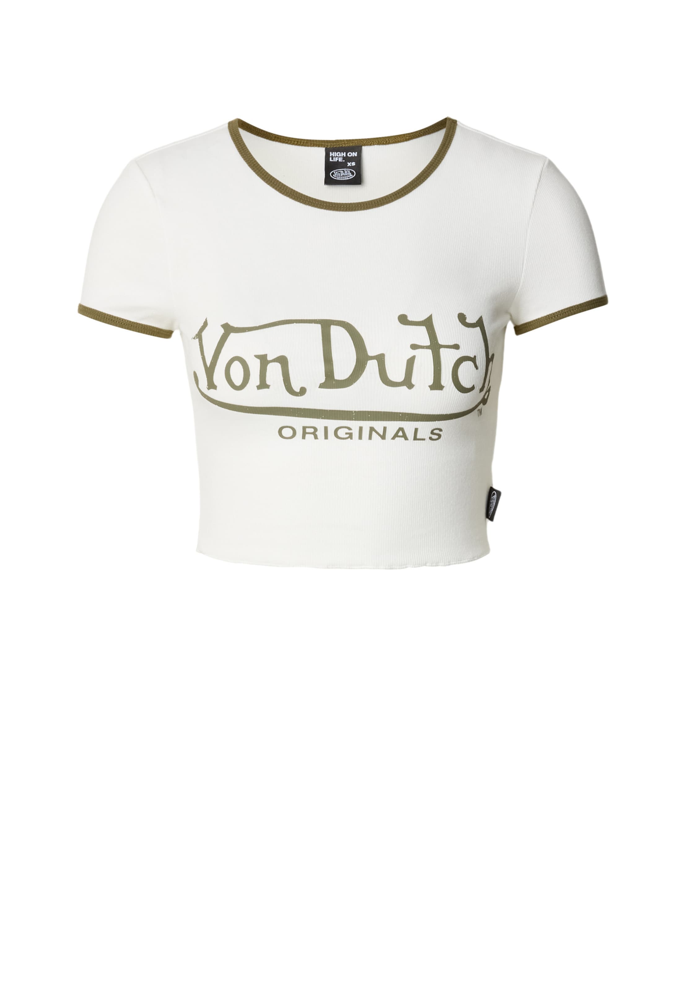 Von Dutch Originals T-Shirt 'Ami' in Weiß: Vorderseite