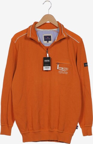 Commander Sweater & Cardigan in L-XL in Orange: front
